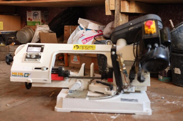 Metal cutting bandsaw and industrial workshop equipment removal in Murfreesboro TN